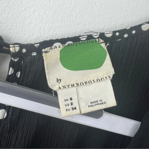 by Anthropologie Abbey Textured Wide Leg Cropped Belted Stretch Jumpsuit - Picture 5 of 7